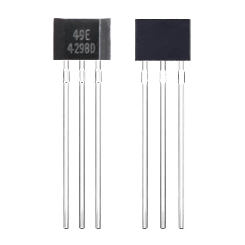 FOXTIP 22Pcs 49E OH49E SS49E S49E Hall Effect Sensor – 3-Pin TO-92S Magnetic Field Detector - Image 3